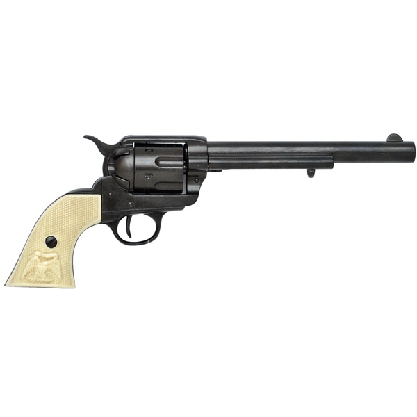 Colt Peacemaker With Ivory Handle Black Barrel