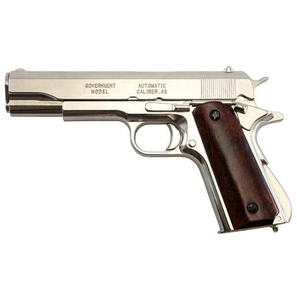 Automatic Pistol .45 M1911A1 USA 1911 Nickel Body
